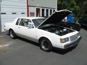 white 1987 buick