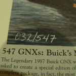 GMP Buick GNX Litho