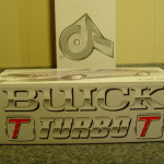 1987 buick turbo t diecast model car collector box