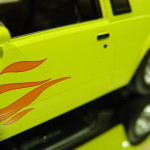 yellow with flames 1987 buick grand national