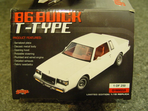 gmp g1800225 white 1986 buick t-type