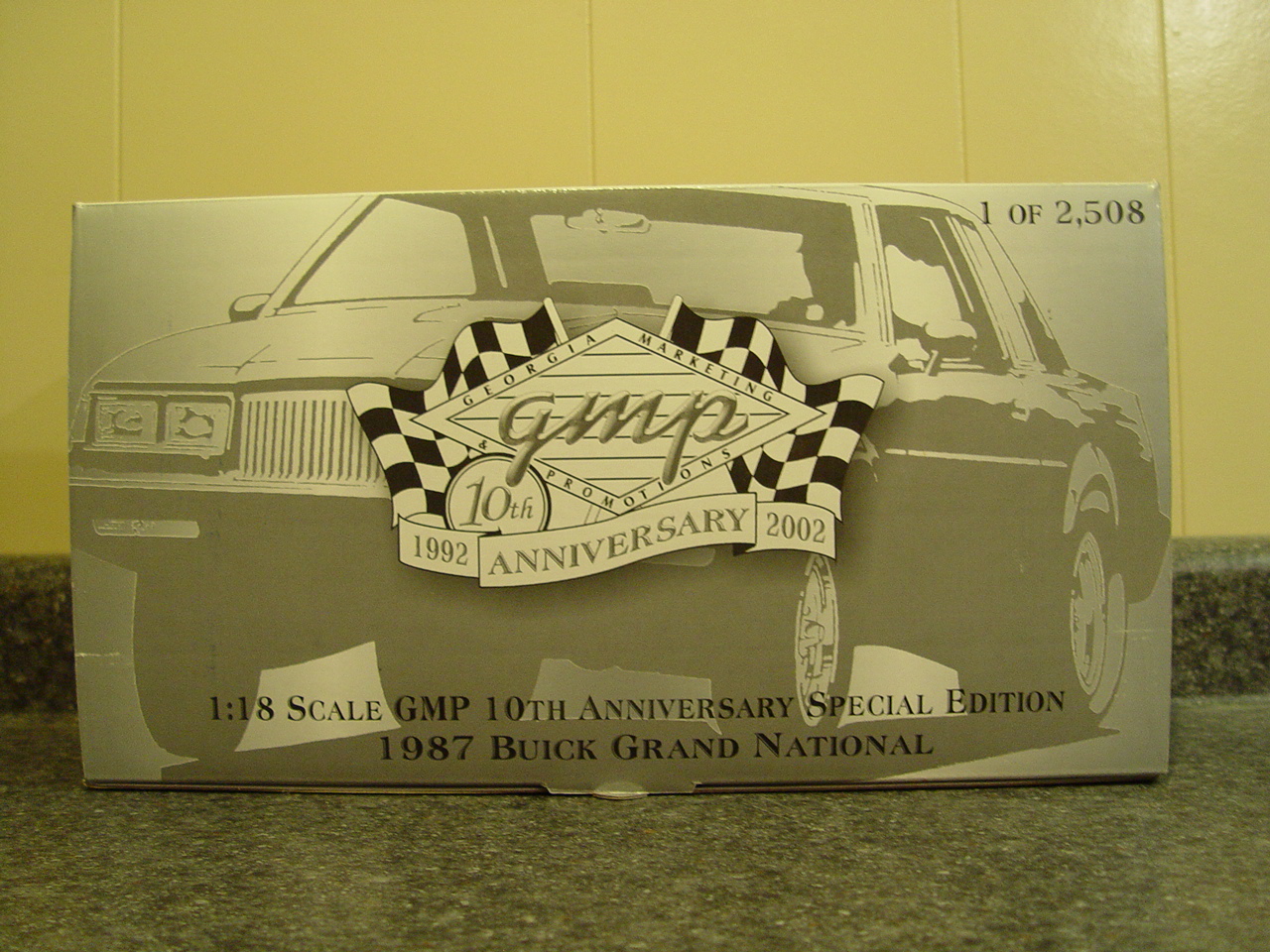 1:18 Scale GMP 8001B (Black Chrome) 1987 Grand National (GMP 10th Anniversary)