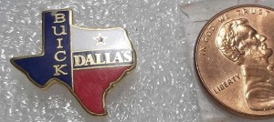 BUICK DALLAS TEXAS LAPEL PIN