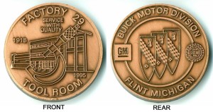 buick factory 29 coin