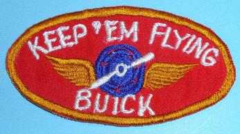 keep em flying buick aviation patch ww2