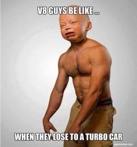 losing to a turbo car