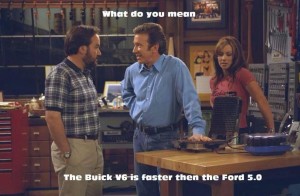 the buick v6 is faster