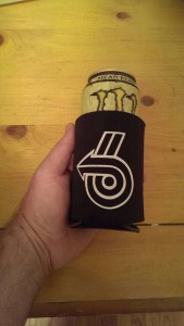 turbo 6 logo can koozie