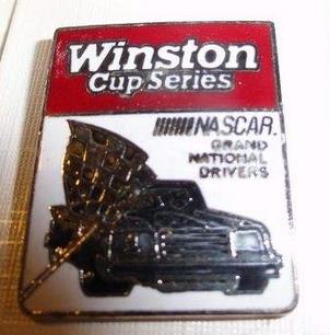 winston cup series nascar grand national drivers pin