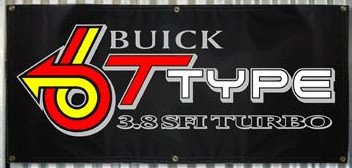 buick T type banner