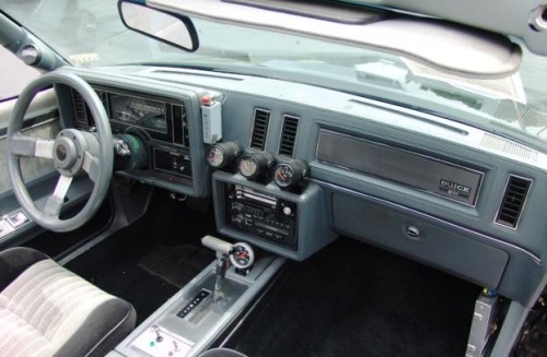 Turbo Regal Interior Gauge Placement