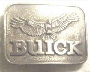 happy the hawk buick belt buckle