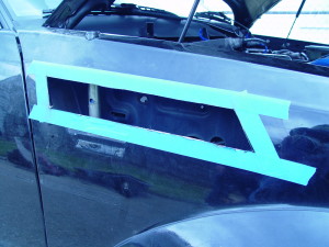 buick gnx fender vent opening