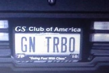 Turbo Regal Plate Ideas