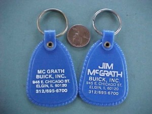 Jim McGrath Buick car dealership keychain