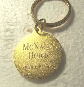 MCNALLY BUICK DEALERSHIP KEY CHAIN 2