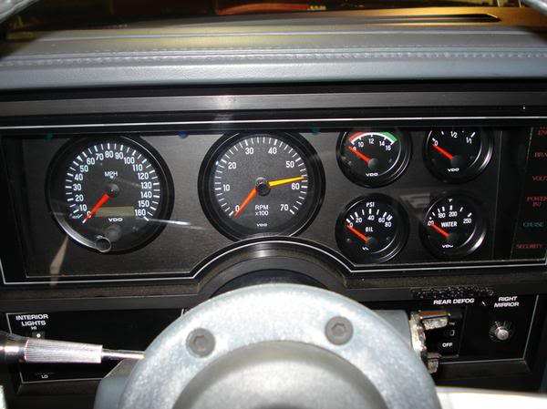Performance Instruments Buick GNX Style dash