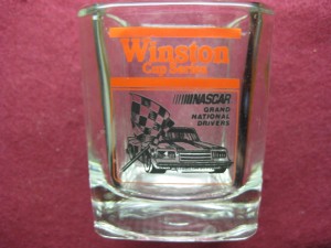 WINSTON CUP SERIES NASCAR GRAND NATIONAL DRIVERS WHISKEY GLASS