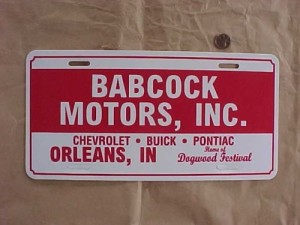 babcock motors plate