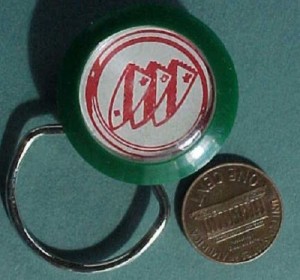 buick crest bubble keychain