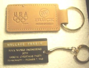 buick works engineering keychain