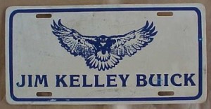 jim kelley buick hawk plate