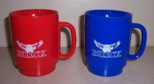 plastic buick dealer hawk mugs
