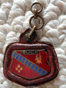vintage buick logo keychain