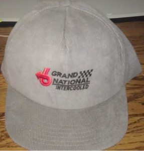 Gray Corduroy Buick Grand National Intercooled Cap