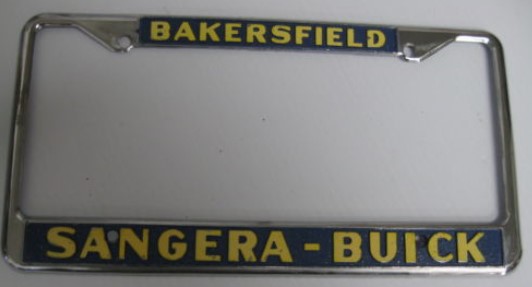 Buick Dealership License Plate Frames