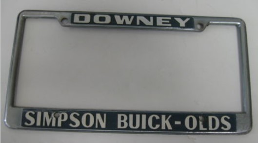 Buick Automobile Dealership License Plate Frame