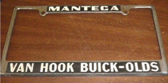 Buick Dealership License Plate Holder