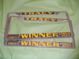 winner buick license plate frame