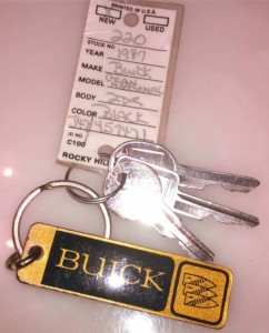 1987 buick grand national keychain