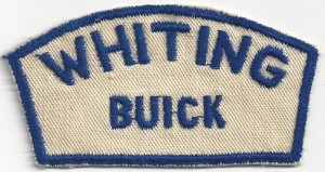 Whiting Buick Uniform Patch
