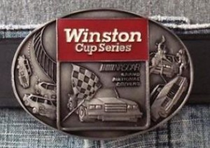 Winston Cup Series Nascar Grand National Drivers Vintage 1983 Belt Buckle