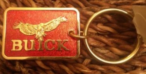 buick hawk logo key chain