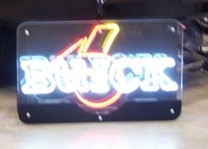buick turbo 6 neon sign