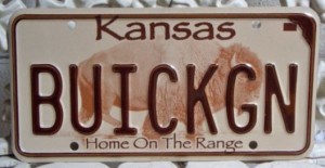 kansas buick gn license plate