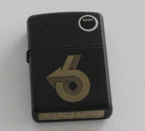 laser etched turbo 6 logo lighter