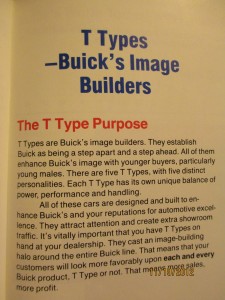 1984 Buick Dealer Introduction Folder 3