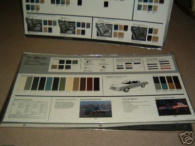 1987 BUICK DEALER INTERIOR EXTERIOR SELECTIONS 5