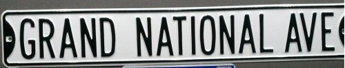 grand national ave sign