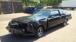 smashed buick grand national 1