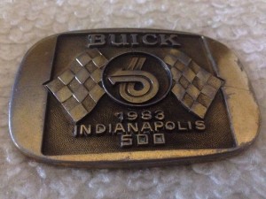 1983 Indianapolis 500 Buick Pace Car Belt Buckle