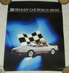 1983 buick indy poster