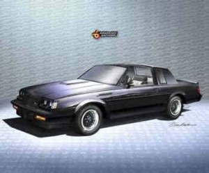 1987 Buick GNX T-Top Print