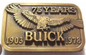 75 YEARS BUICK BELT BUCKLE