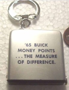 BUICK 1965 TAPE MEASURE KEY CHAIN