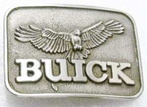 BUICK BELT BUCKLE WITH HAWK